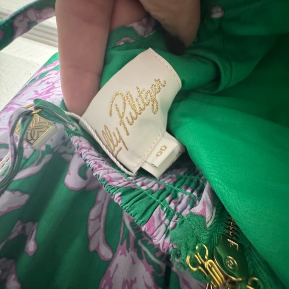 Lilly Pulitzer Green and Purple Maxi Dress - Picture 5 of 5